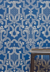 Rouleau Théodore - Blanc & Bleu