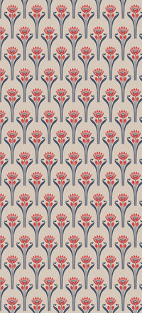 Rouleau Tulipes - Blanc & Rouge