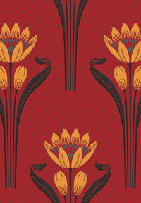 Rouleau Tulipes - Rouge