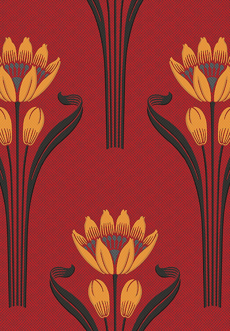 Rouleau Tulipes - Rouge