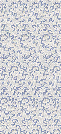 Rouleau Volutes - Bleu