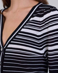 Cardigan Ismae - Noir et blanc