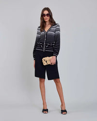 Black/White / Cardigan Ismae