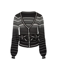 Cardigan Ismae - Noir et blanc