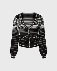 Black/White / Cardigan Ismae