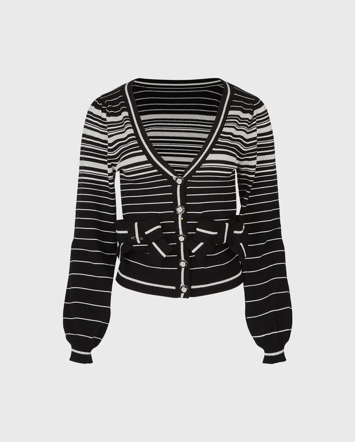 Black/White / Cardigan Ismae