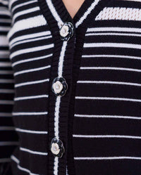 Black/White / Cardigan Ismae