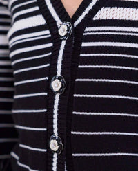 Cardigan Ismae - Noir et blanc
