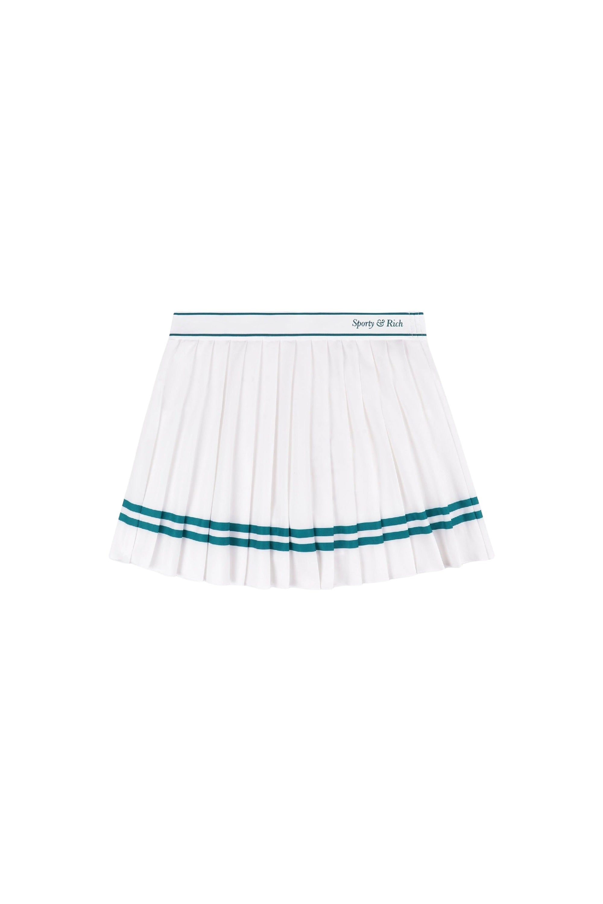 Jupe plissée avec logo - White & Alpine