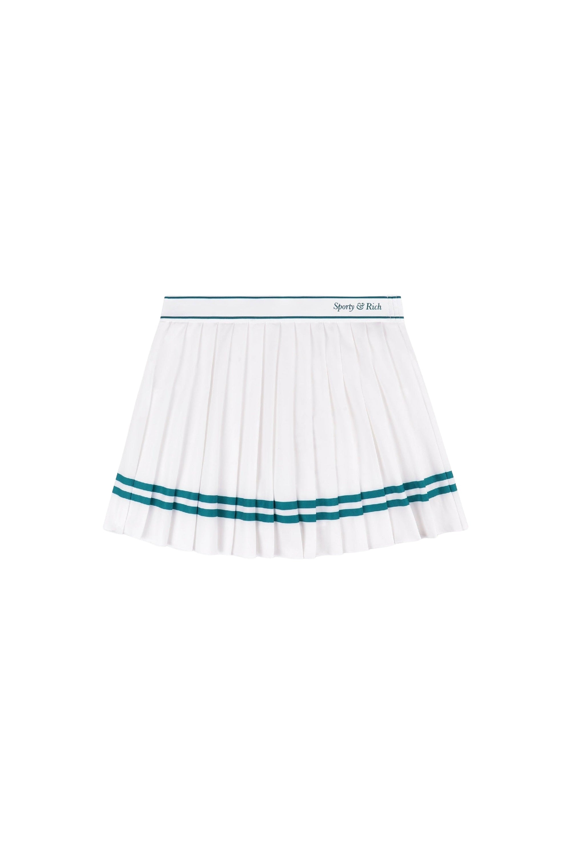 Jupe plissée avec logo - White & Alpine