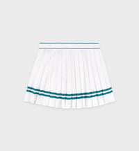 Jupe plissée avec logo - White & Alpine