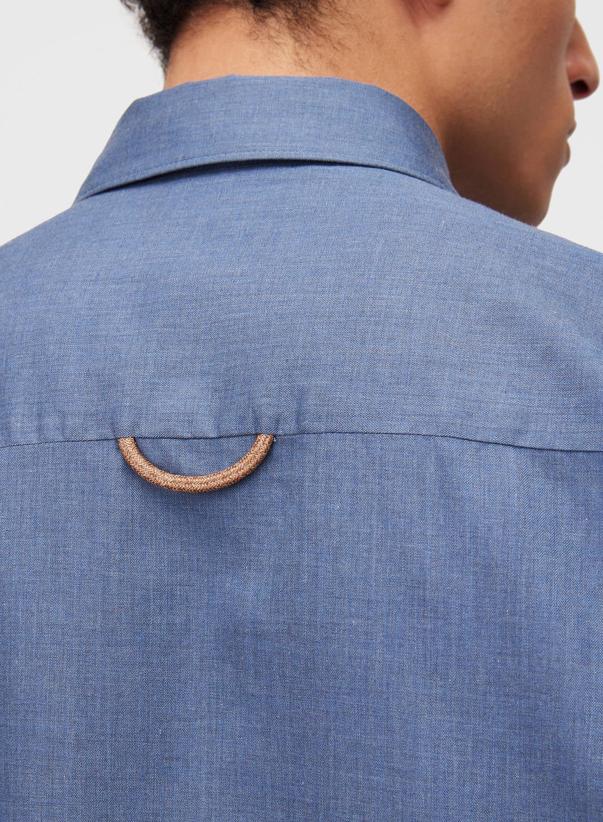 DARK NAVY SHIRT WITH PATCH POCKET