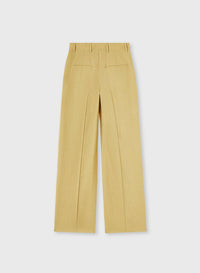 PALE YELLOW TAILORING PANTS (NR)