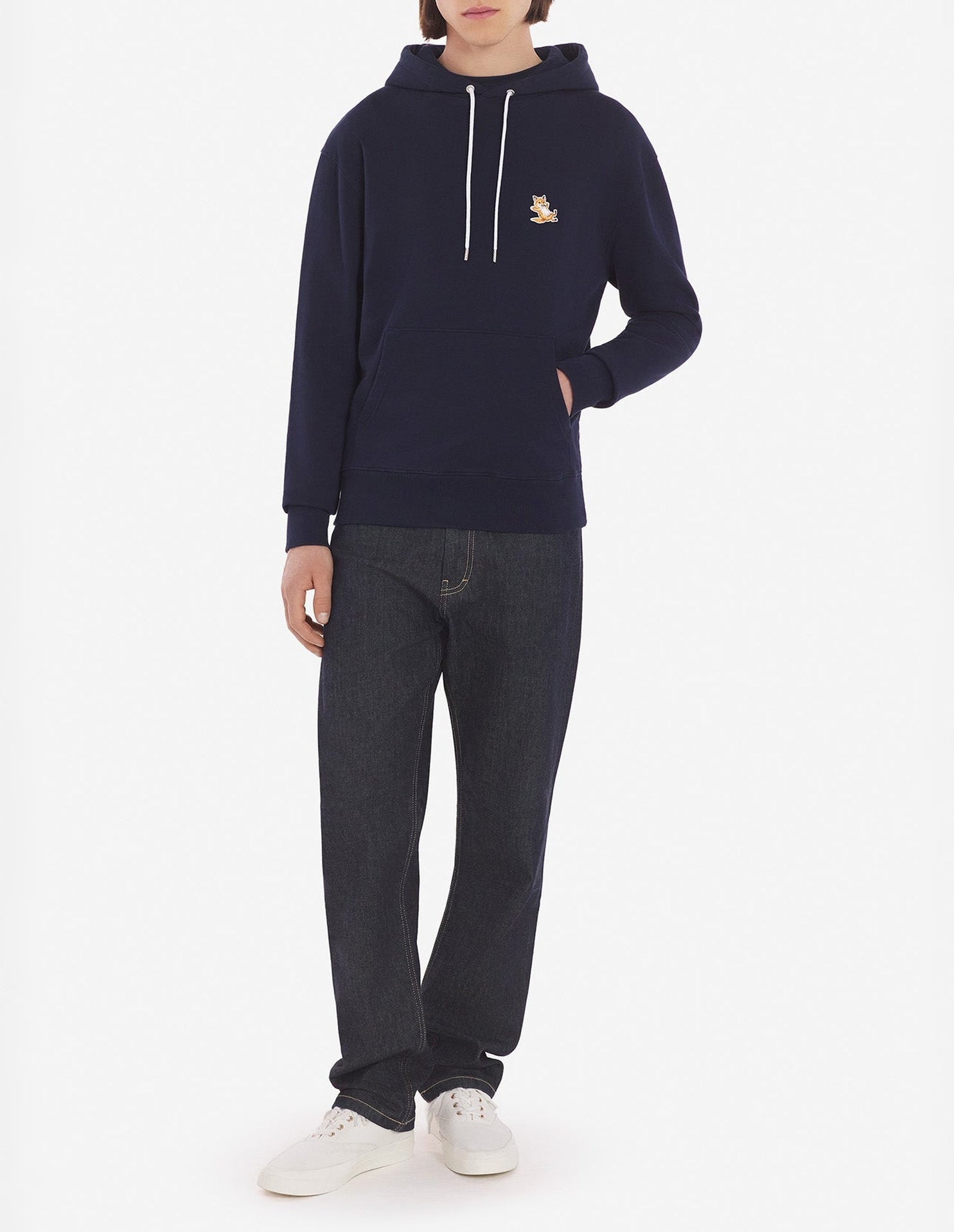 Sweat à capuche avec cordon de serrage - Navy