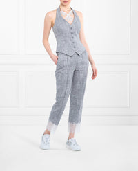 Pantalon Prince en Lin - Vapor Smoke