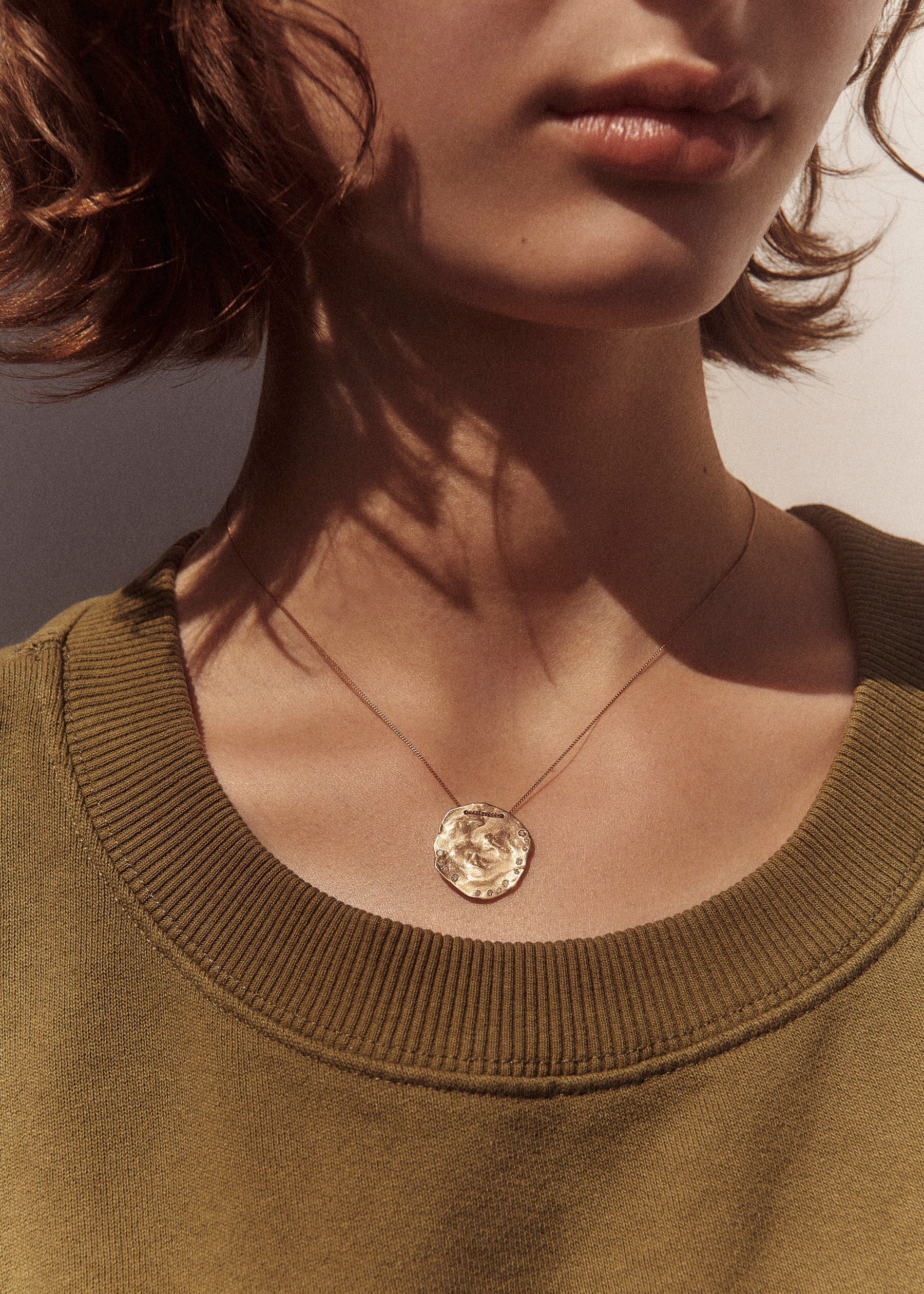 Collier Izia en or jaune sertie de diamant - Or jaune & Diamant