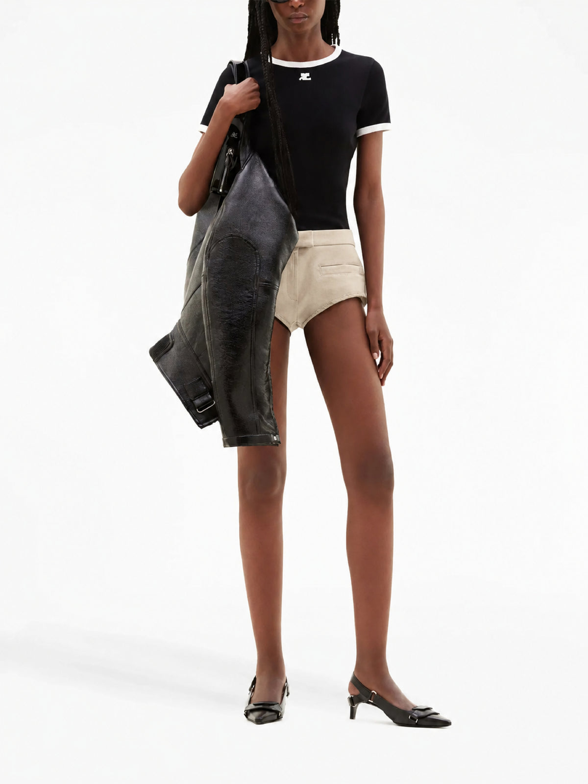 Short Héritage en sergé - Sand