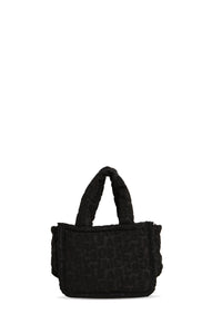 Petit sac The Tote Bag texturé - Black