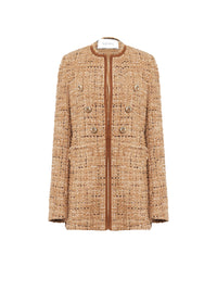 Veste double bouton devant avc - Camel