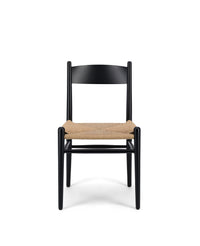 Chaise Carla en bois - Noir
