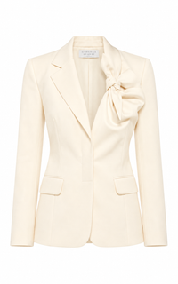 Ivory / Veste blazer Oslo en lin - Ivory