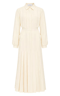 Robe-chemise Moray en soie - Ivory