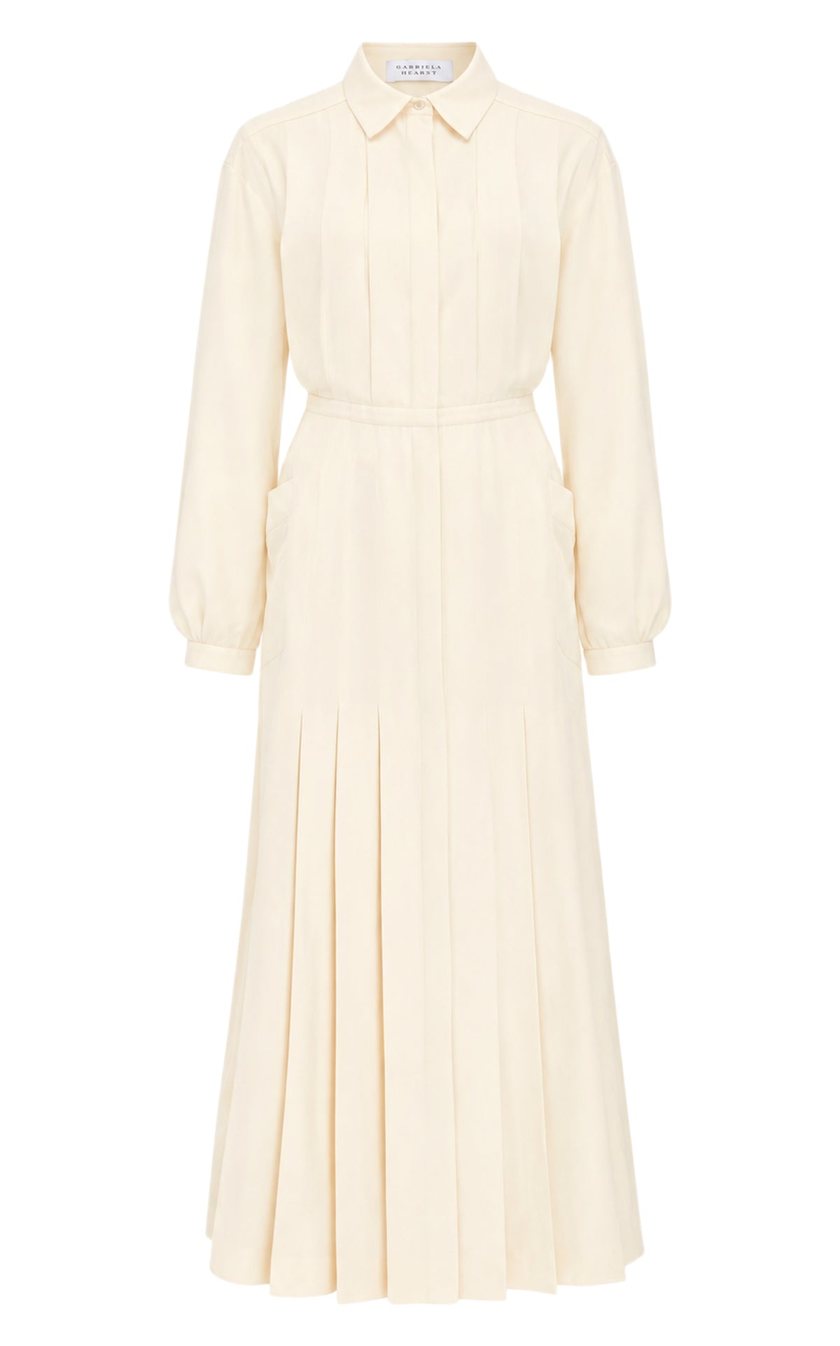 Robe-chemise Moray en soie - Ivory