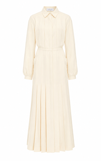 Ivory / Robe-chemise Moray en soie - Ivory