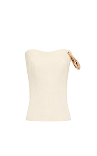 Top Laurel en laine - Ivory