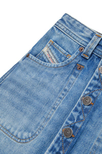 Jupe délavée en denim - Denim