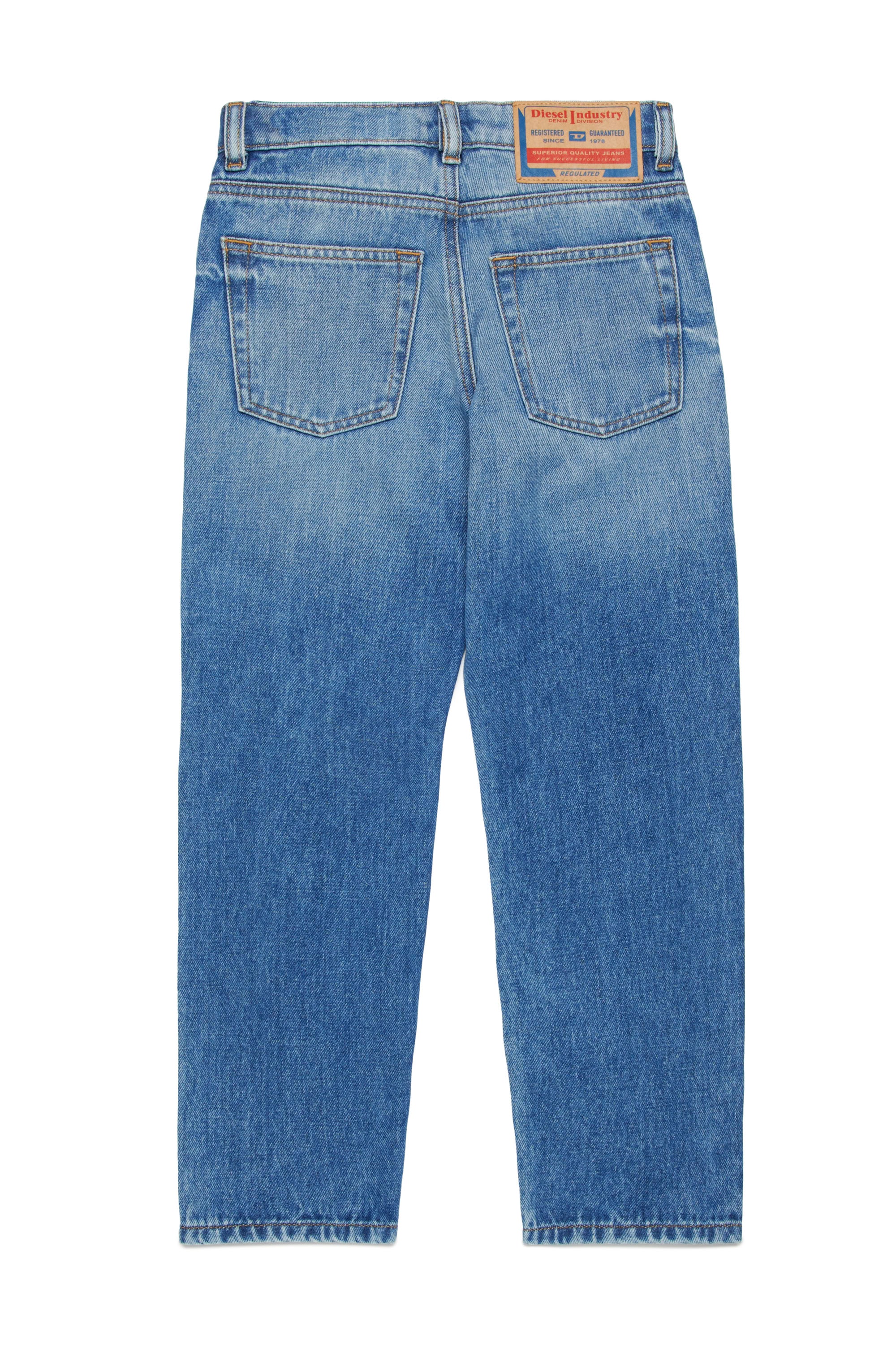 Pantalon délavé en denim - Denim