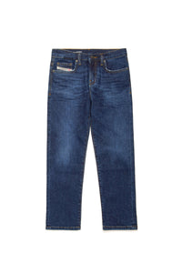 Pantalon délavé en denim - Denim