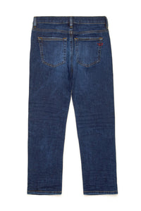 Pantalon délavé en denim - Denim