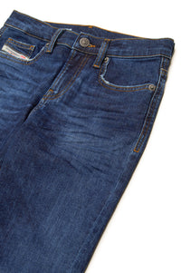 Pantalon délavé en denim - Denim