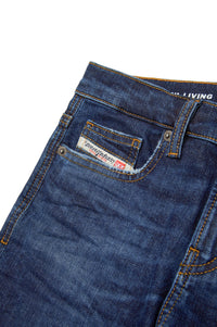Pantalon délavé en denim - Denim