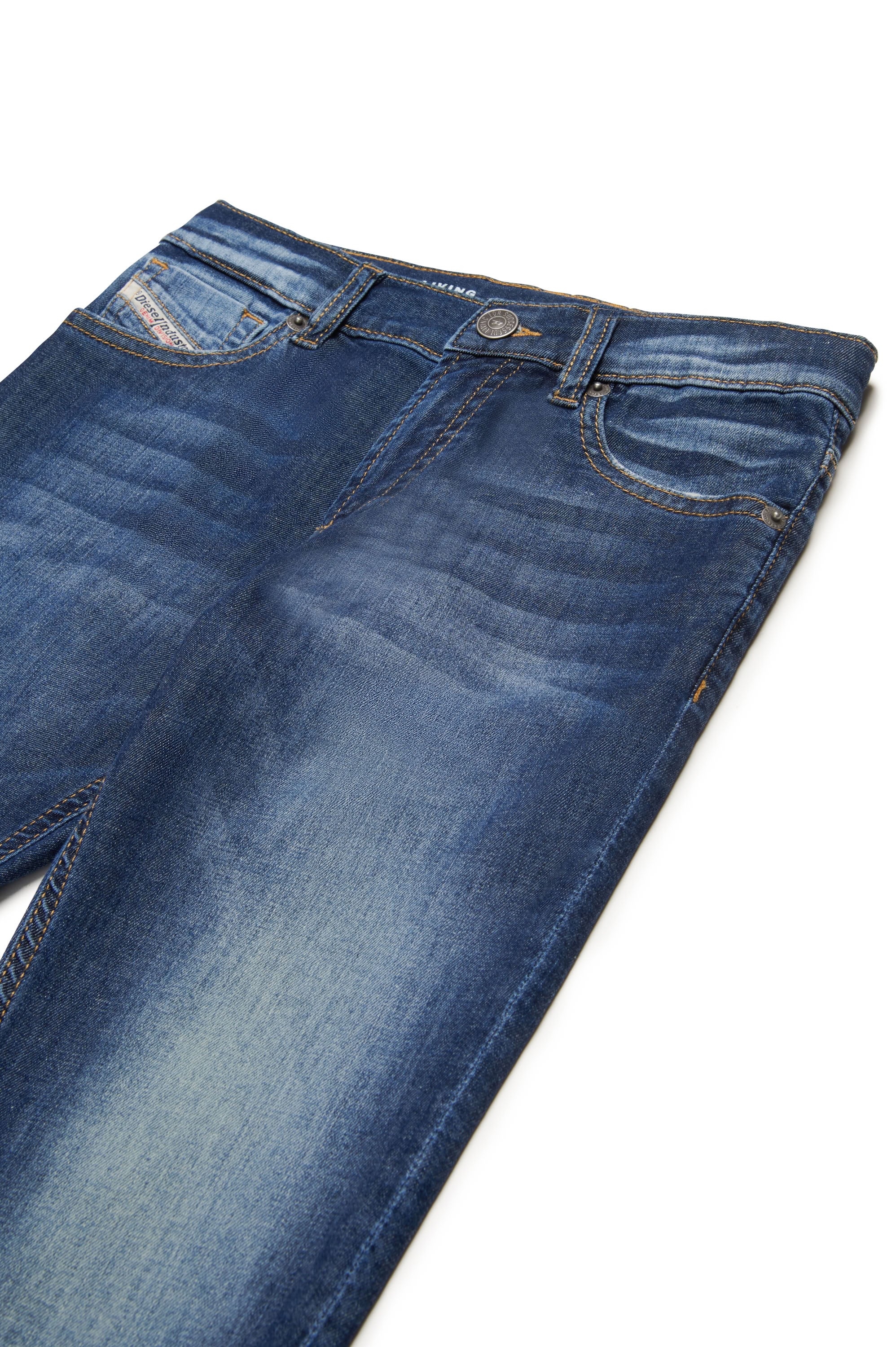 Pantalon délavé en denim - Denim