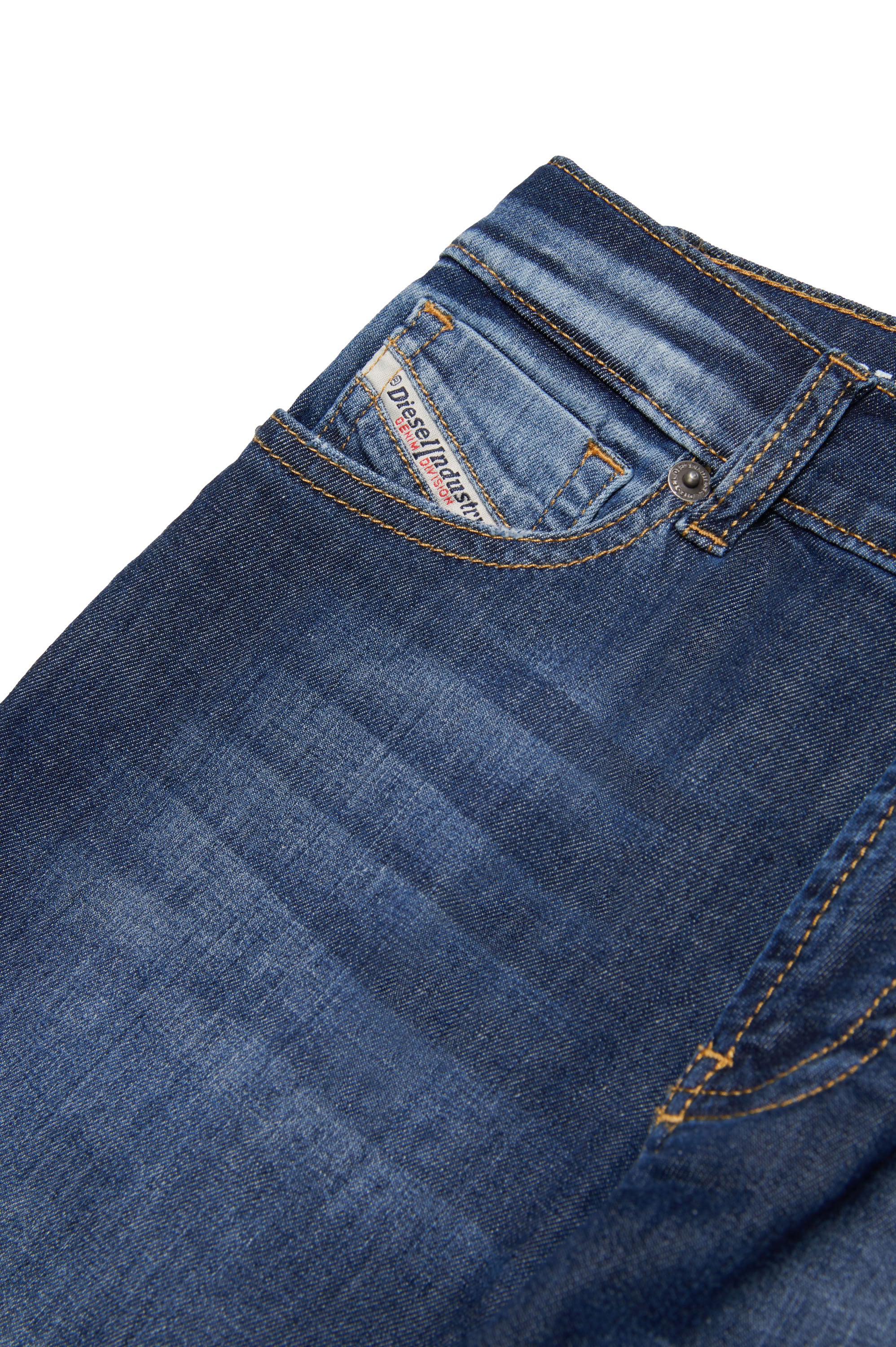Pantalon délavé en denim - Denim