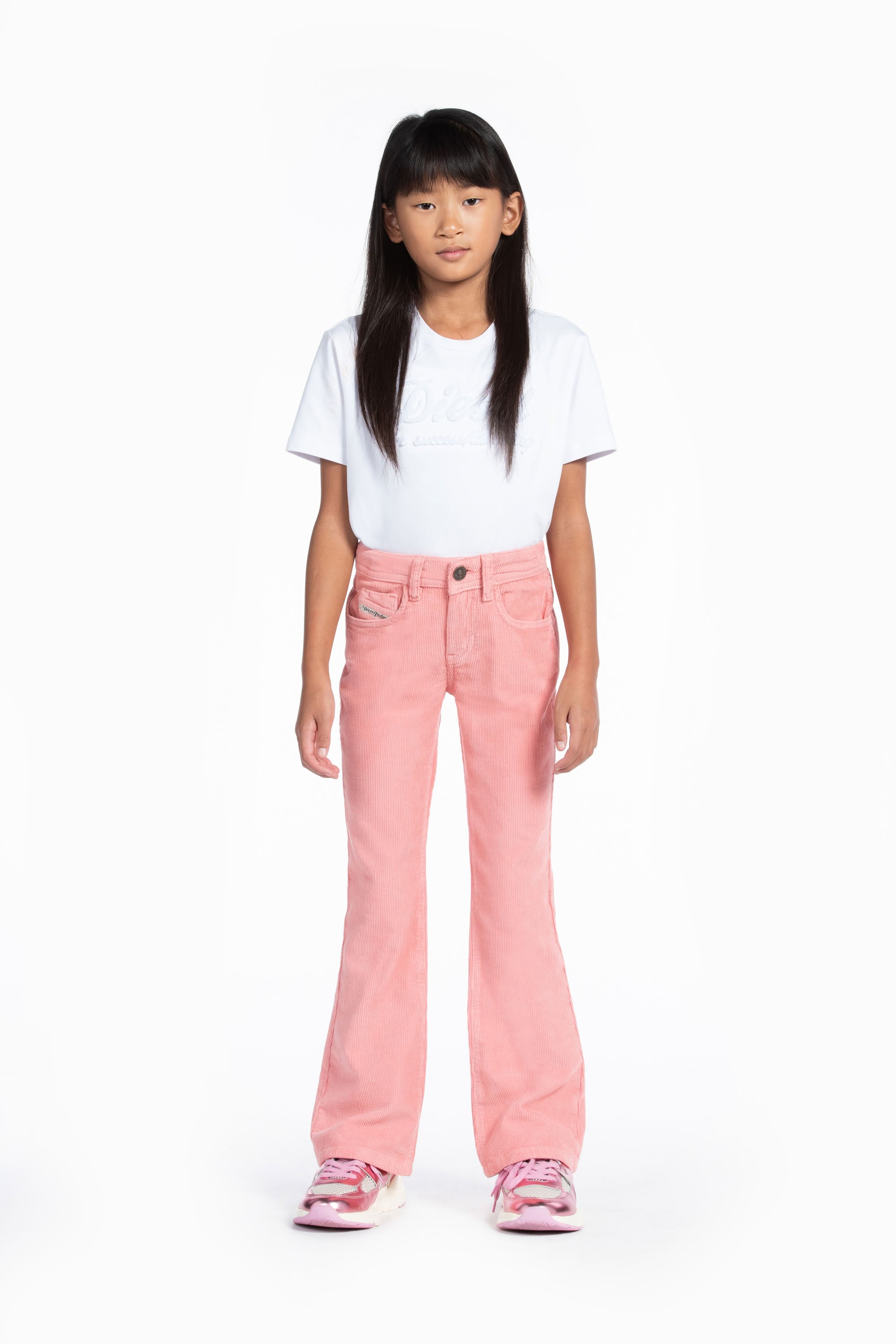 Denim trousers - Candy Pink
