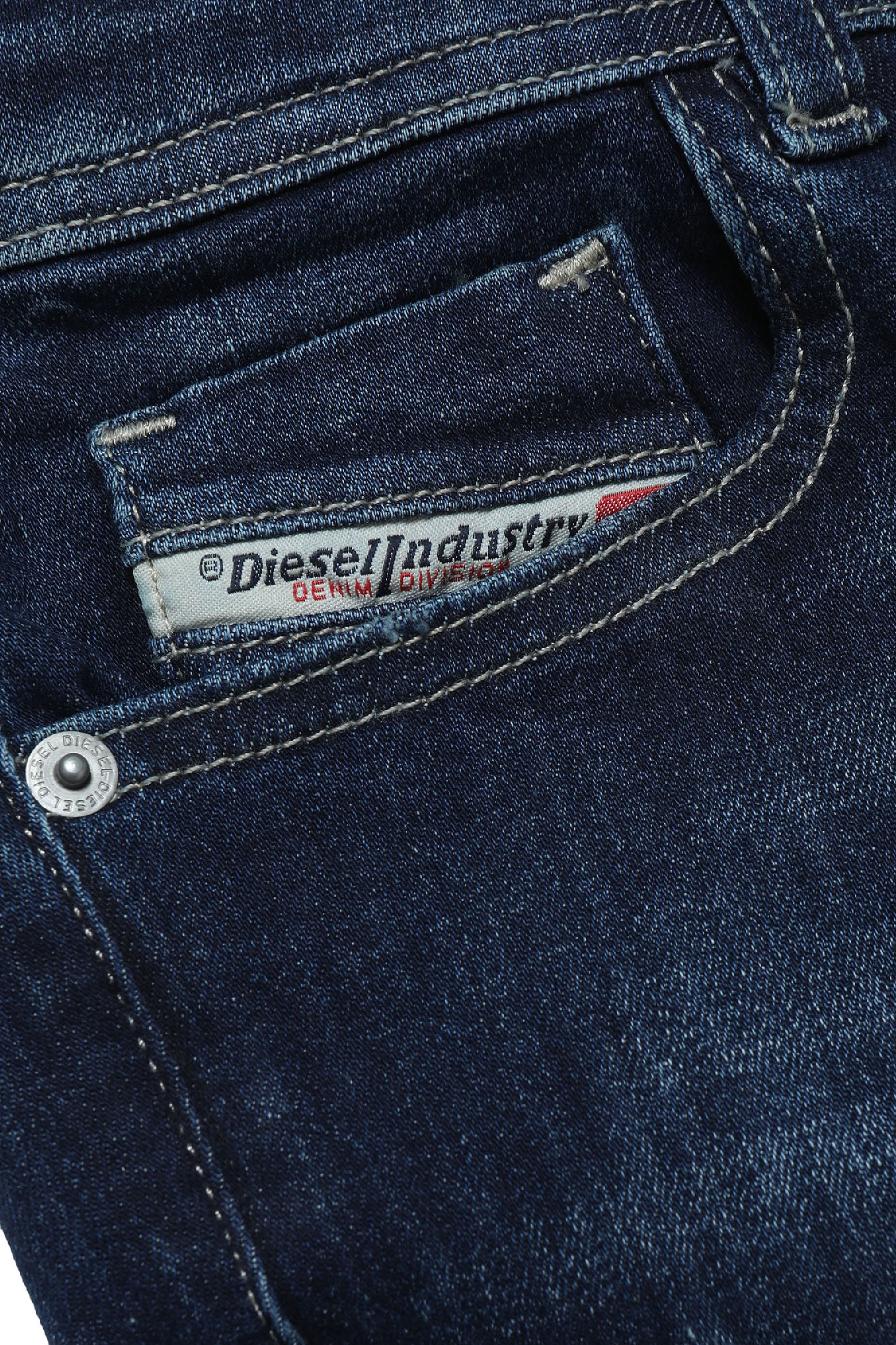 Washed denim trousers - Denim