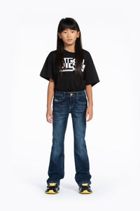 Washed denim trousers - Denim
