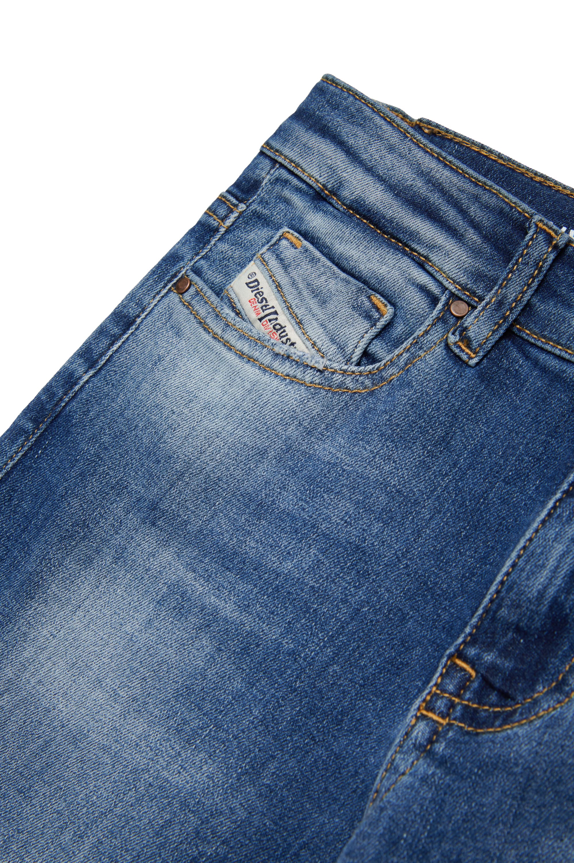 Washed denim trousers - Denim