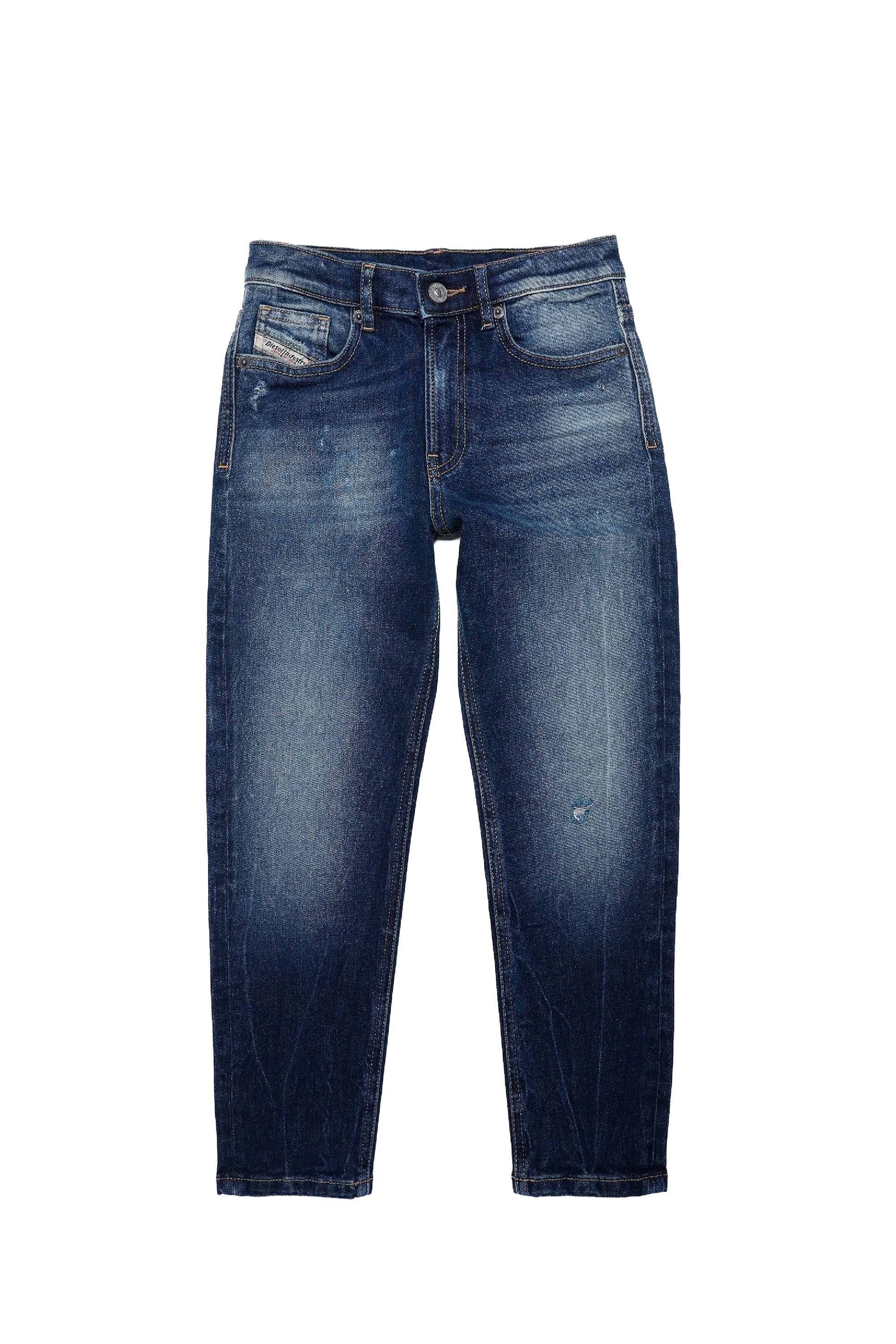 Pantalon délavé en denim - Denim
