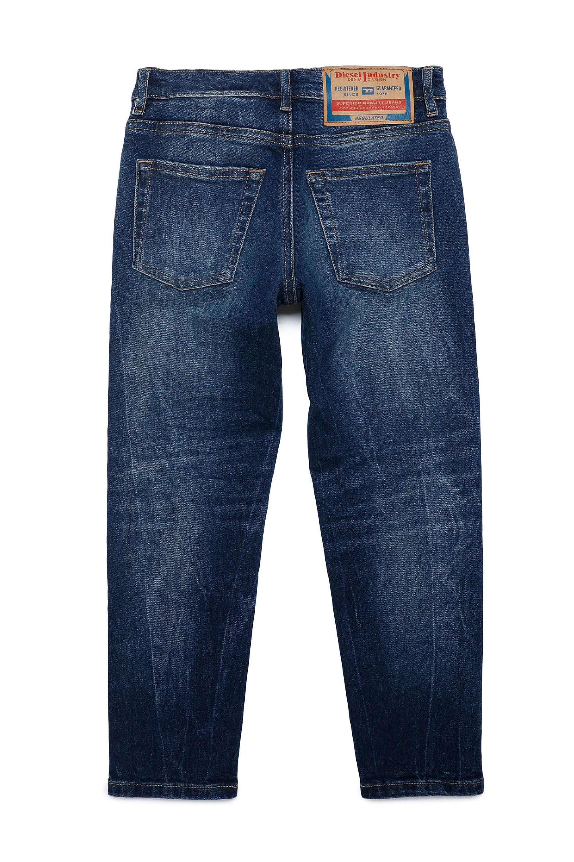 Pantalon délavé en denim - Denim