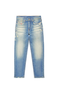 Washed denim trousers - Denim