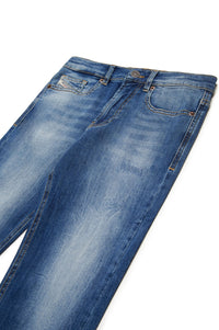 Pantalon délavé en denim - Denim
