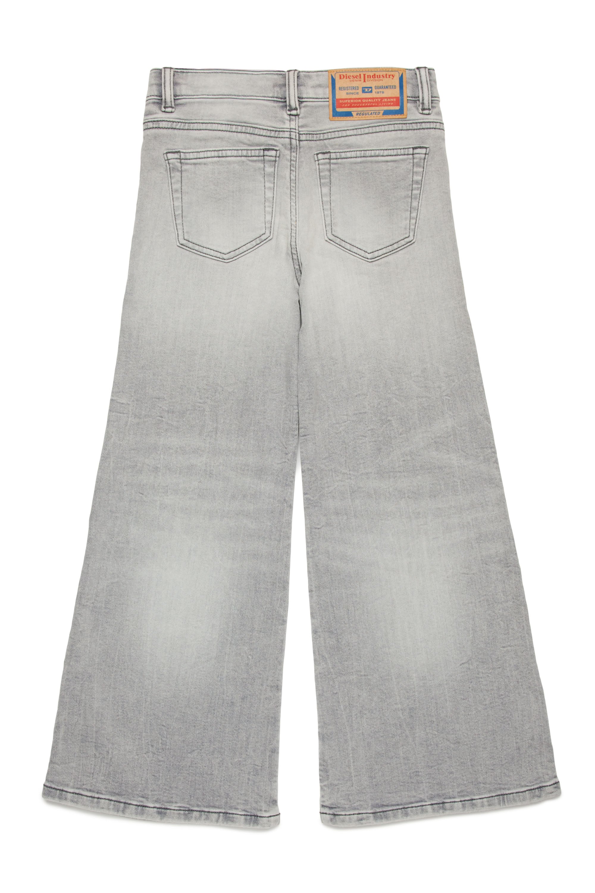 Pantalon délavé en denim - Denim Nero