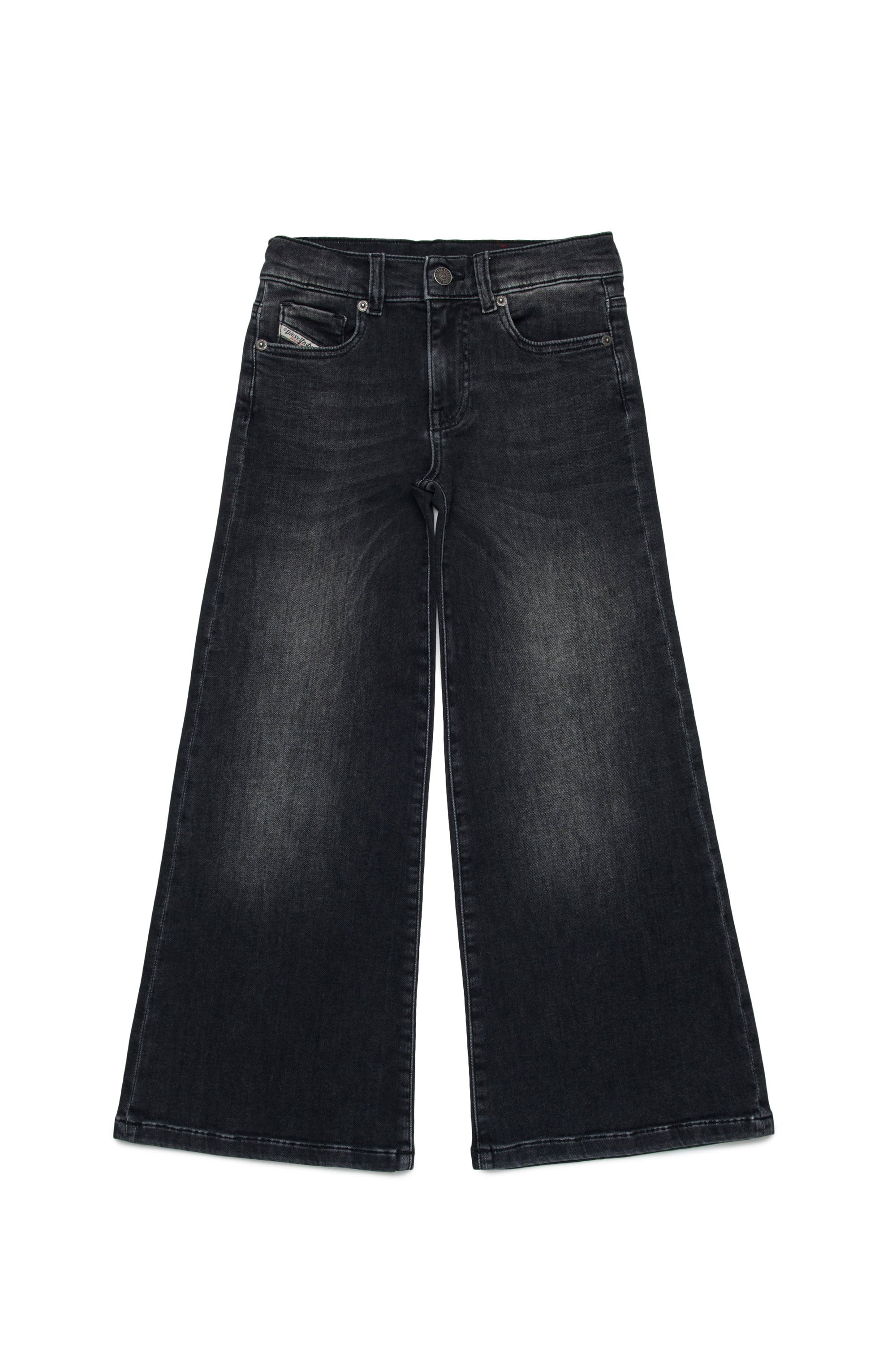 Pantalon délavé en denim - Denim Nero