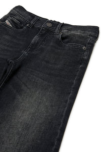 Pantalon délavé en denim - Denim Nero