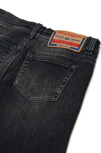 Pantalon délavé en denim - Denim Nero