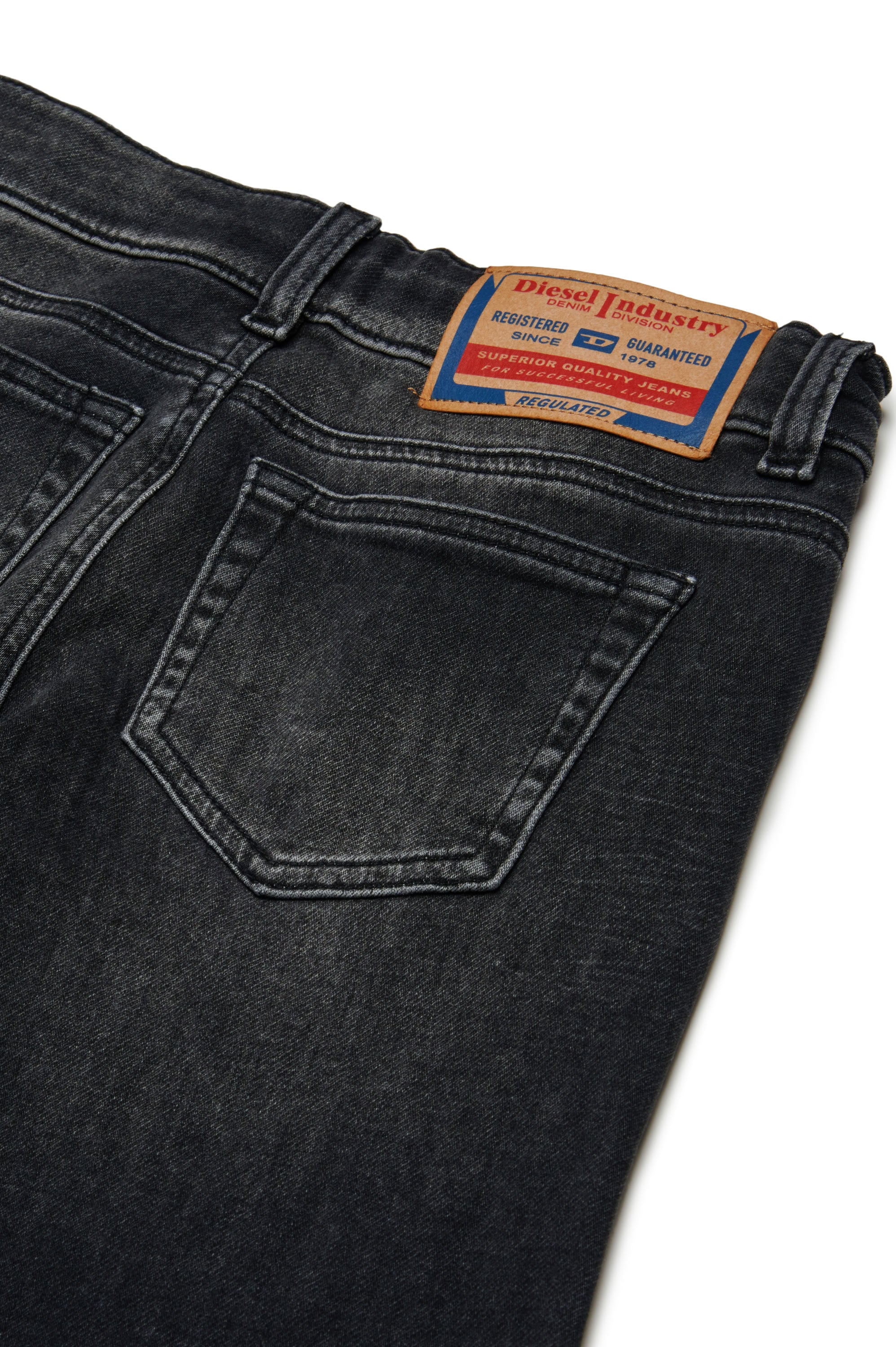 Pantalon délavé en denim - Denim Nero